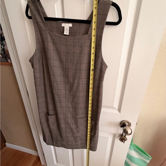 Brown plaid jumper - Picture 4 of 5